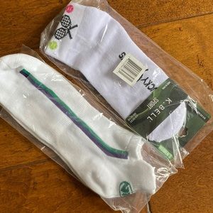 New with tags K Bell socks and Wimbledon socks